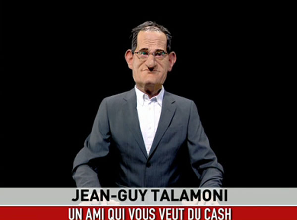 Jean-Guy hà a so mariunetta à i Guignols