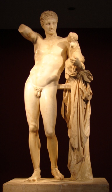 Praxitèle, Hermès portant l'enfant Dionysos