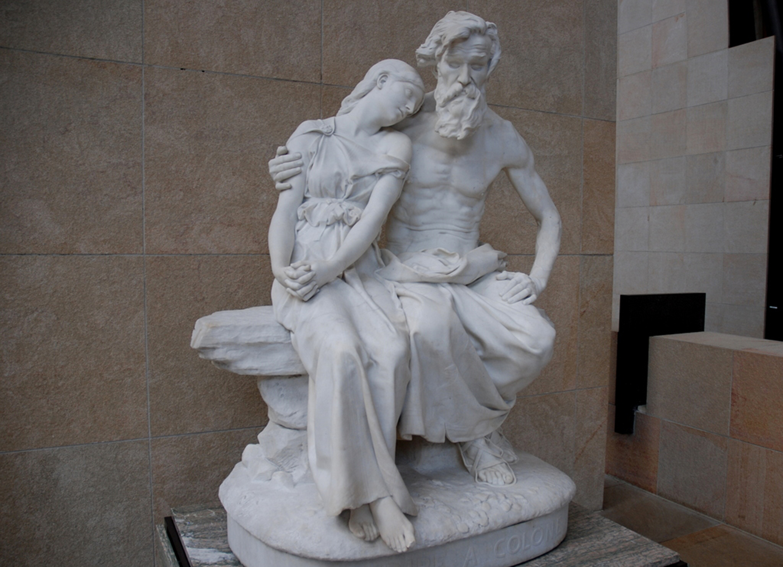 Oedipe à Colone, Jean-Baptiste Hugues (1849-1930),  Musée d'Orsay