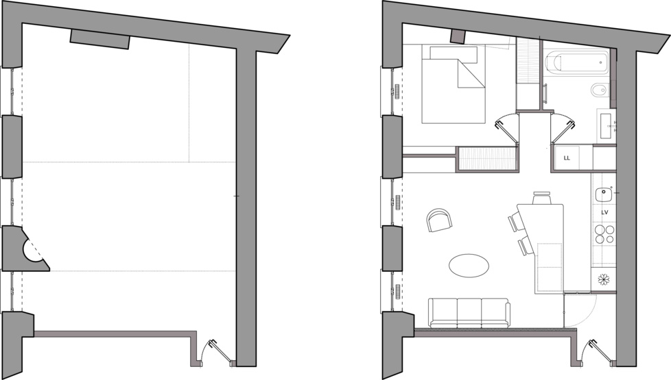 Un plateau de 42 m²