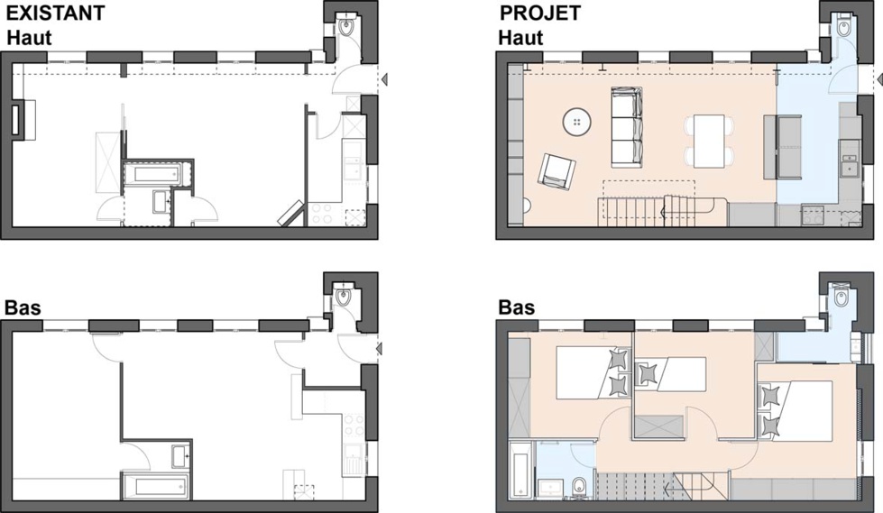 A Paris: un duplex avec terrasse