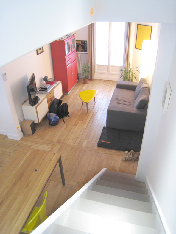 Création d'un duplex de 53 m²