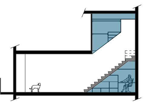 Création d'un duplex de 53 m²