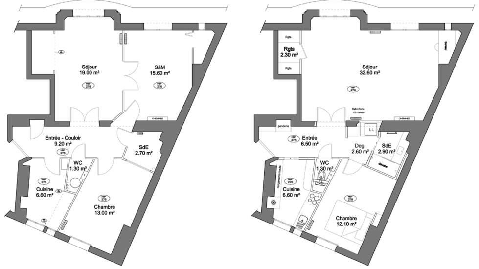 67 m² à optimiser