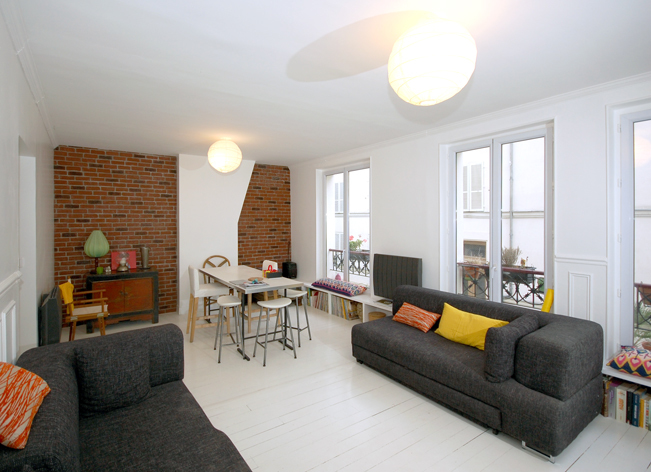 Réunir deux appartements de 45 m²