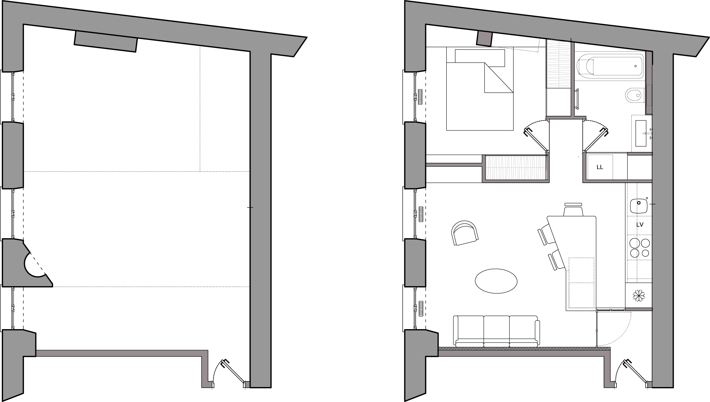 Un plateau de 42 m²