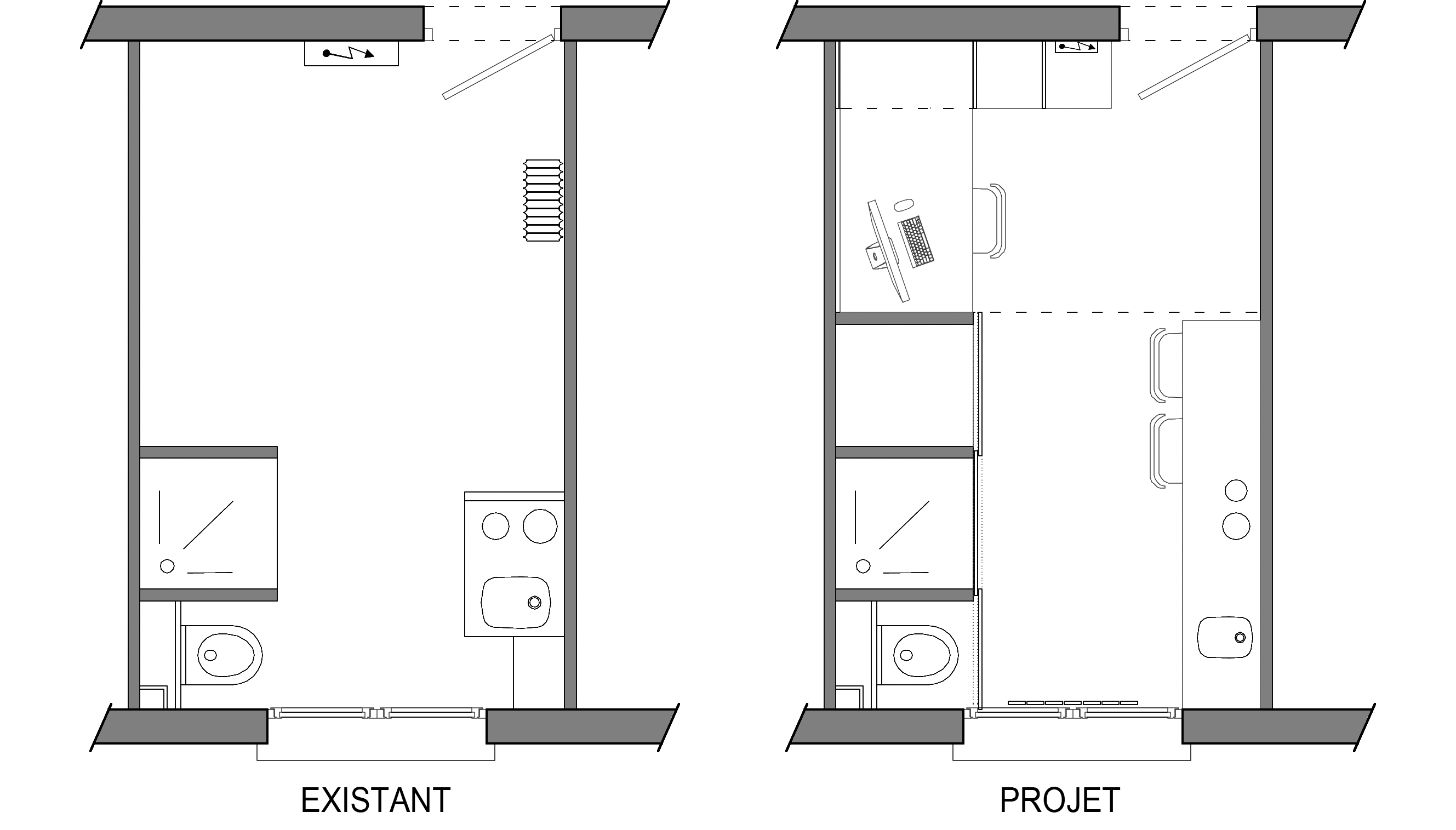 Une chambre de service de 10 m²