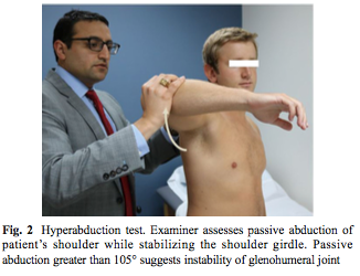 Constats sur l’évaluation clinique et l’examen physique chez les patients souffrant d’instabilité antérieur de l’épaule