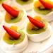 Pavlova with kiwi and strawberry