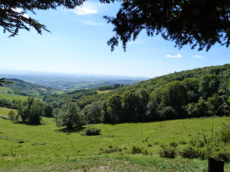 vue des Crêts boisés de Py Froid