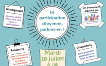 18 juillet 2023 : La participation citoyenne, parlons-en 