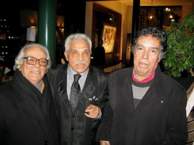 Abdelkader Badaoui, Abdellatif Zine et Abdelwahab Doukkali 2008 © Moulay Abdellah ALAOUI