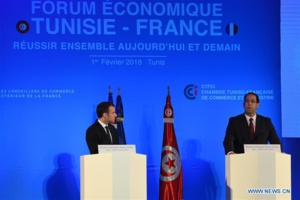 La France compte doubler ses investissements en Tunisie, selon Emmanuel Macron