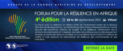 Le 4ème Forum pour la résilience en Afrique, du 28 au 30 septembre