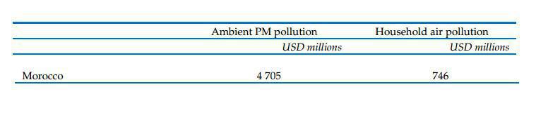 Pollution de l’air au Maroc : Milliers de morts et des $ milliards de pertes, selon l’OCDE