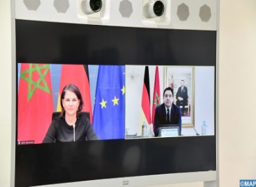 M. Bourita et son homologue allemande saluent les termes de l'échange de lettres entre le Président Steinmeier et SM le Roi