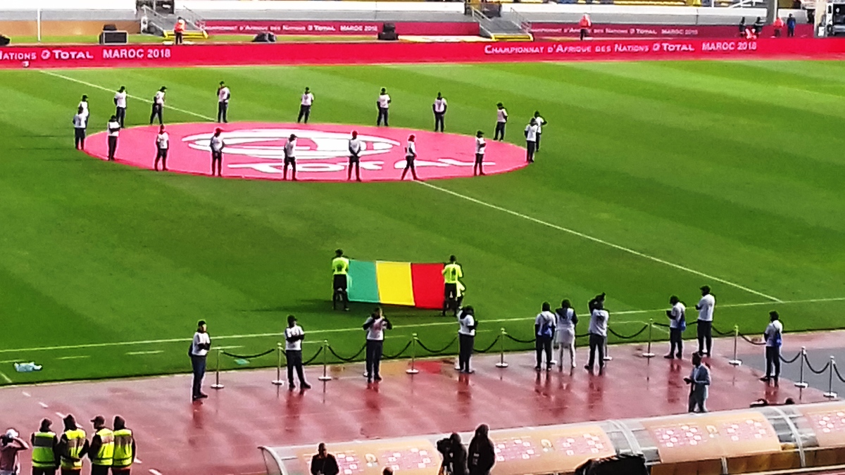 Insolite au CHAN 2018 Maroc: le drapeau guinéen confondu à celui du Mali