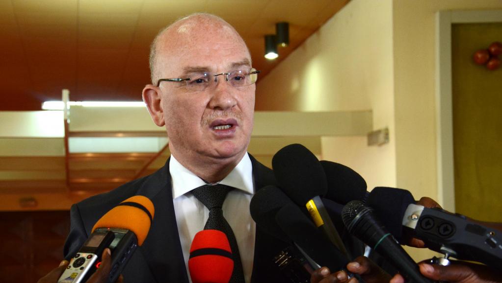 Smaïl Chergui, commissaire à la Paix et à la Sécurité de l'Union africaine, au Burundi le 19 janvier 2017. ONESPHORE NIBIGIRA / AFP