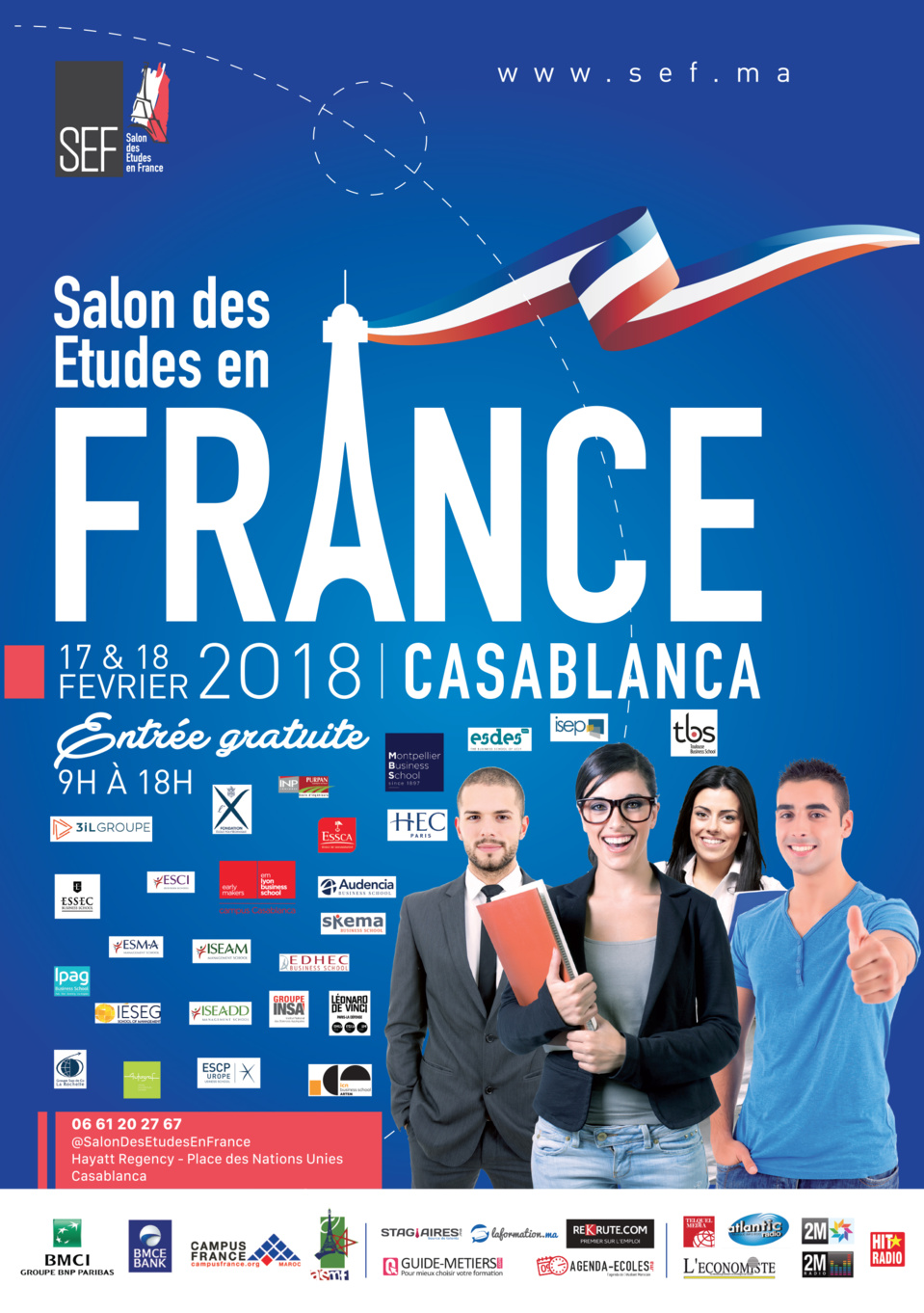 Le Salon des études en France 17&18 février à Casablanca