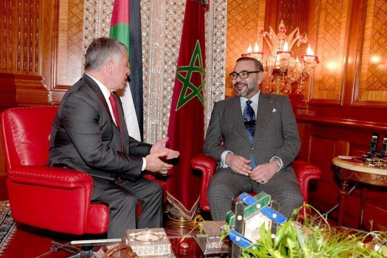 Totale Solidarité du Roi Mohammed VI du Maroc avec le Souverain jordanien après la tentative de déstabilisation du Royaume Hachémite