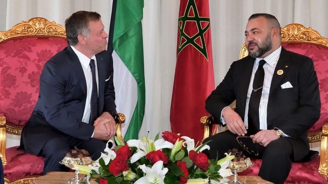 Totale Solidarité du Roi Mohammed VI du Maroc avec le Souverain jordanien après la tentative de déstabilisation du Royaume Hachémite