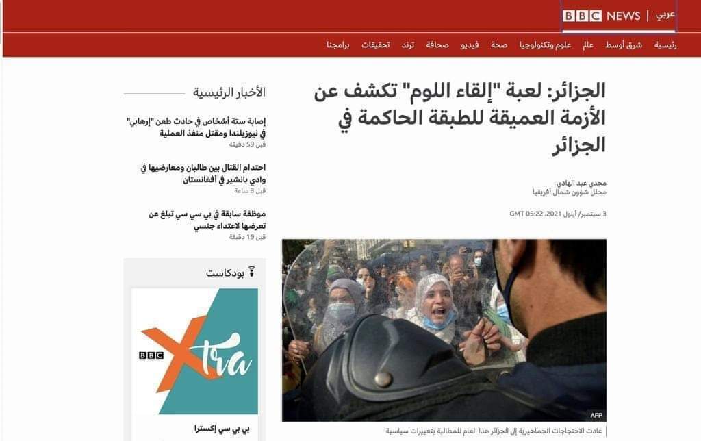 Situación en Argelia: Usar a Marruecos como chivo expiatorio es una vieja táctica para desviar la atención del "espectacular fracaso" del régimen argelino (BBC)