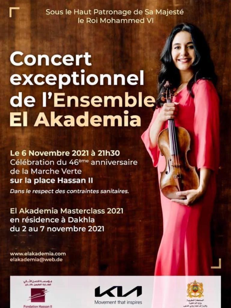L'Ensemble El Akademia se produira sur la place Hassan II de Dakhla le 6 novembre
