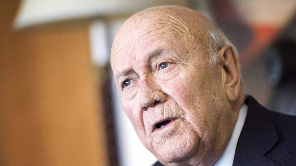 Décès de Frederik Willem de Klerk, dernier président blanc d'Afrique du Sud