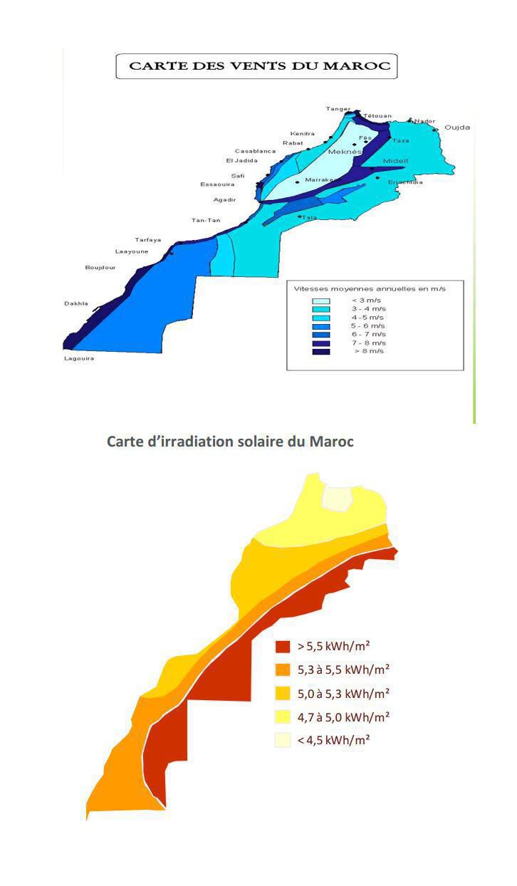 Energies renouvelables. Le Maroc vise $30 milliards et 1.5 GW par an