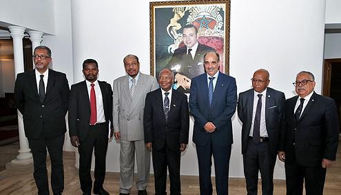 Le Président du Corcas s'entretient à Rabat avec le Président du Sénat malgache