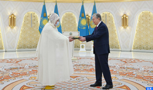 L’ambassadeur du Maroc à Nur-Sultan présente ses lettres de créance au Président du Kazakhstan