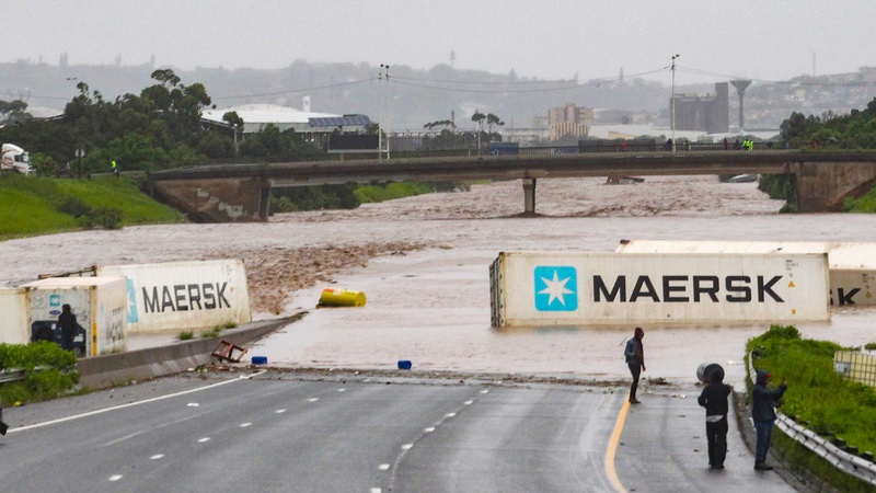 En Afrique du Sud, une soixantaine de morts dans des inondations