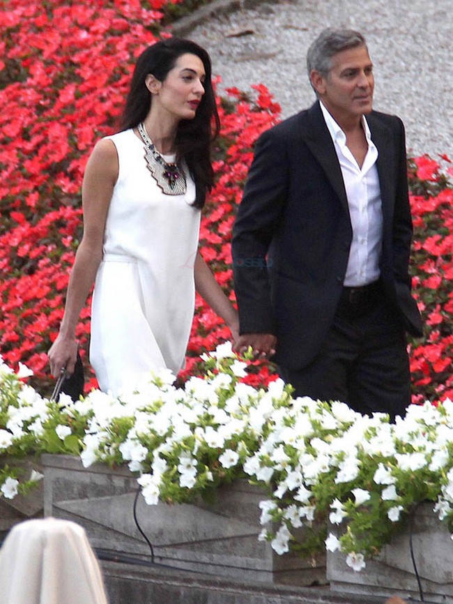 George Clooney et Amal Alamuddin - PH laineygossip