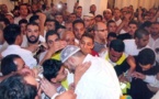 Deux espagnols se convertissent à l’Islam, à la mosquée El Koutoubiya à Marrakech