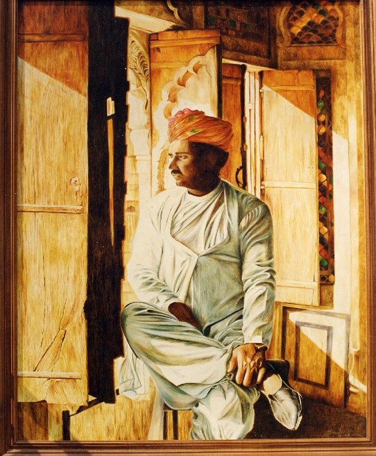 The caretaker at mehrangarh