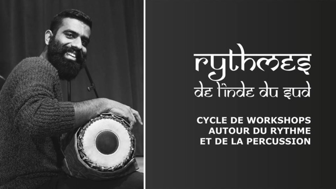 Rythmes de l'Inde du Sud - Cycle d'ateliers autour du rythme et de la percussion