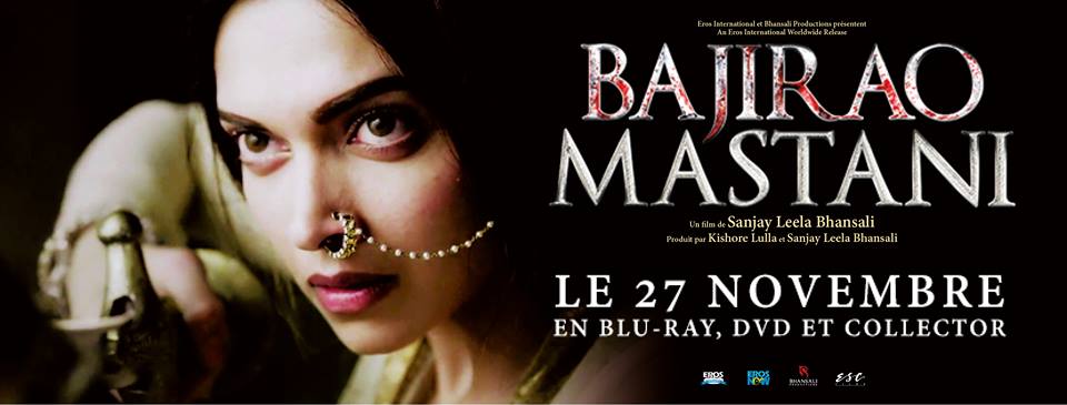 Sortie blu-ray et en DVD du film Bajirao Mastani le 27 novembre 2018
