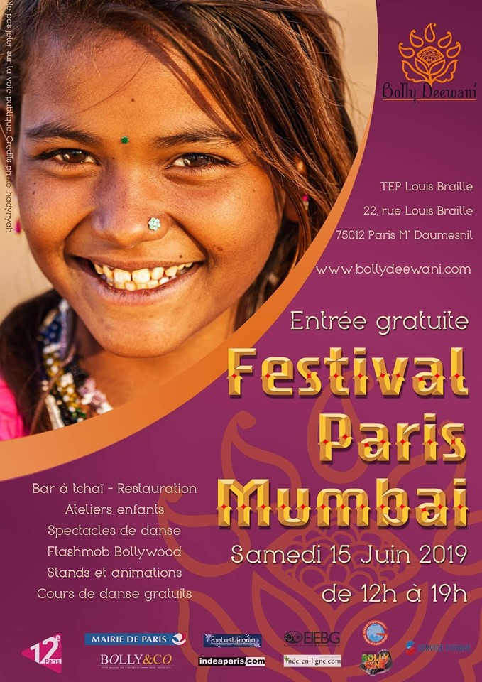 Festival Paris- Mumbai à Paris le 15 juin. 