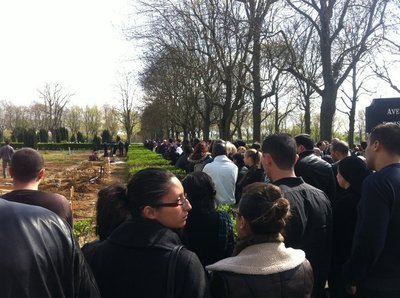 Les obsèques de Nadjia Boudjemia ont eu lieu au cimetière de Thiais (PH : DR)