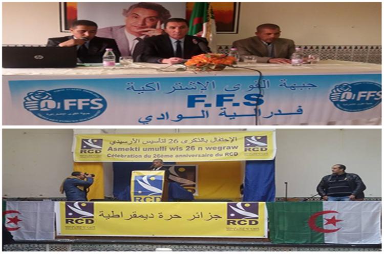 Conformément à la définition Arabo-islamique de l'Algérie, le FFS et le RCD donnent systématiquement la primauté à la langue arabe, reléguant Tamazight au rang de subalterne sur son propre territoire (PH/DR)