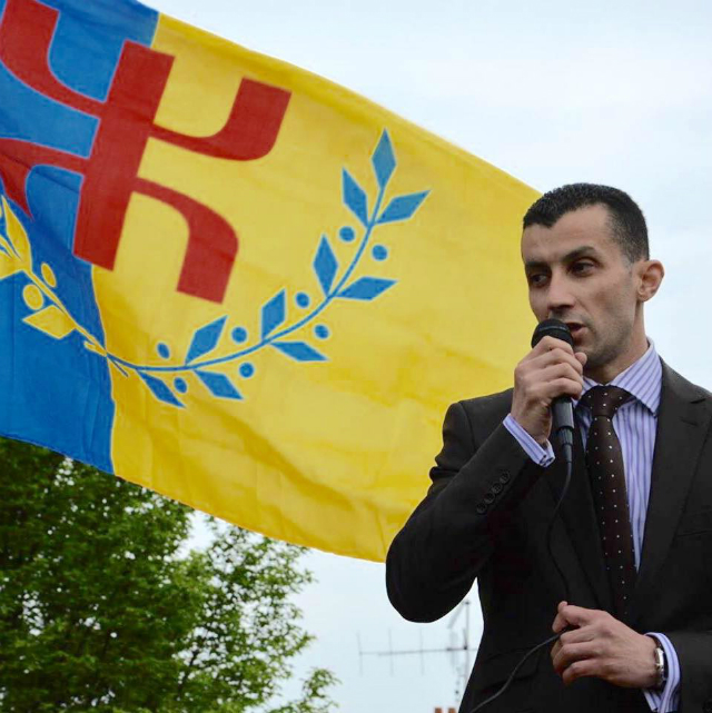 Le militant souverainiste kabyle Yacine Cheraiou (PH/DR)