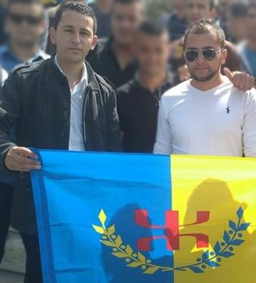 Photo de deux des toris militants arrêtés. A gauche, Lounis Ouldali.
