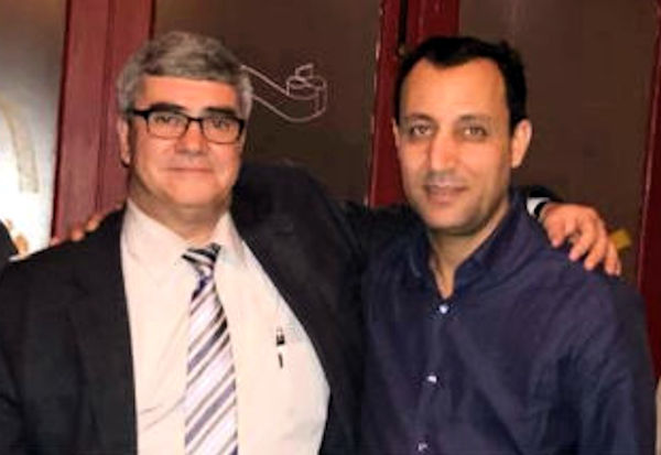 Samir Hamma avec le Premier ministre kabyle Lhacène Ziani