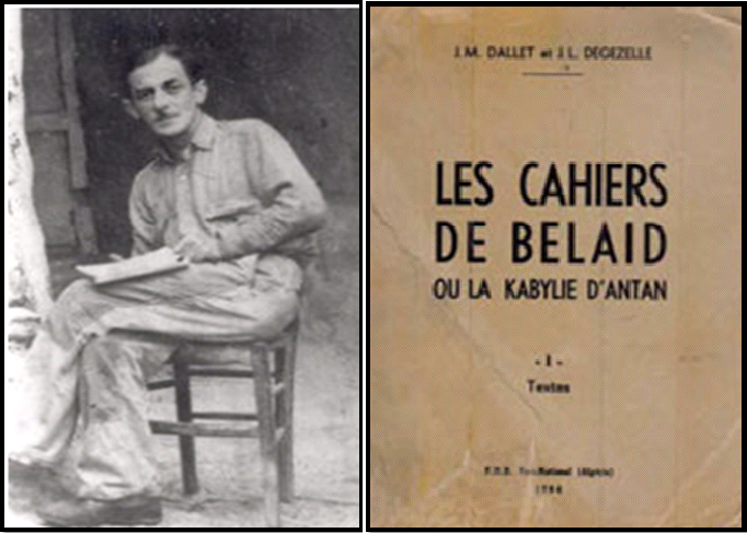 Belaïd Ait Ali :premier écrivain de langue kabyle " les cahiers de Belaid ou la Kabylie d'antan (PH/DR)