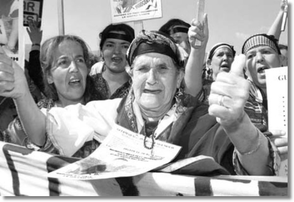 Manifestation de femmes suite au Printemps noir de Kabylie (PH/Archives)