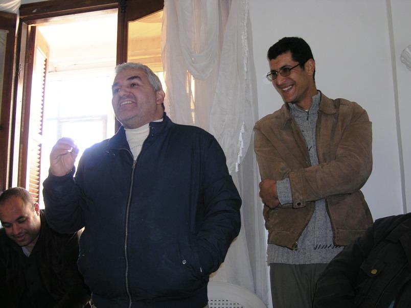 Boussad Becha et Bouaziz Ait-Chebib, respectivement Président et Secrétaire national à l'organique du MAK