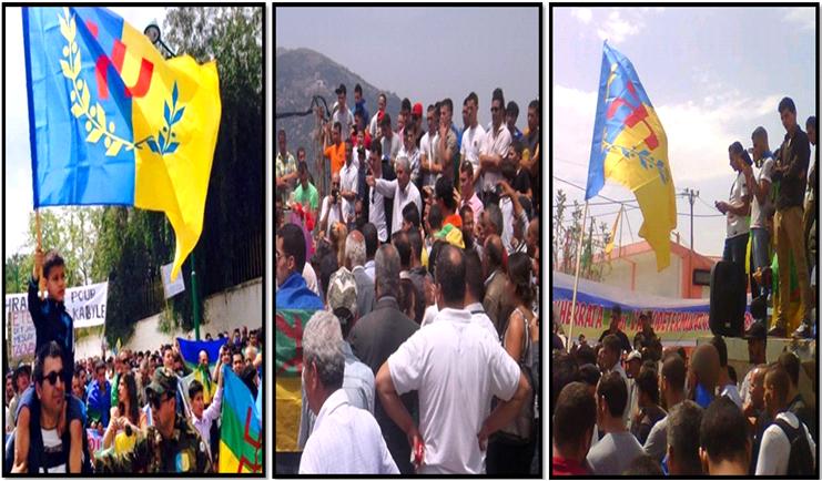 Le 20 AVRIL 2016, le Peuple Kabyle continue sa marche en avant : " LA KABYLIE EST UNE NATION, LES KABYLES SONT UN PEUPLE. " (PH/MAK)