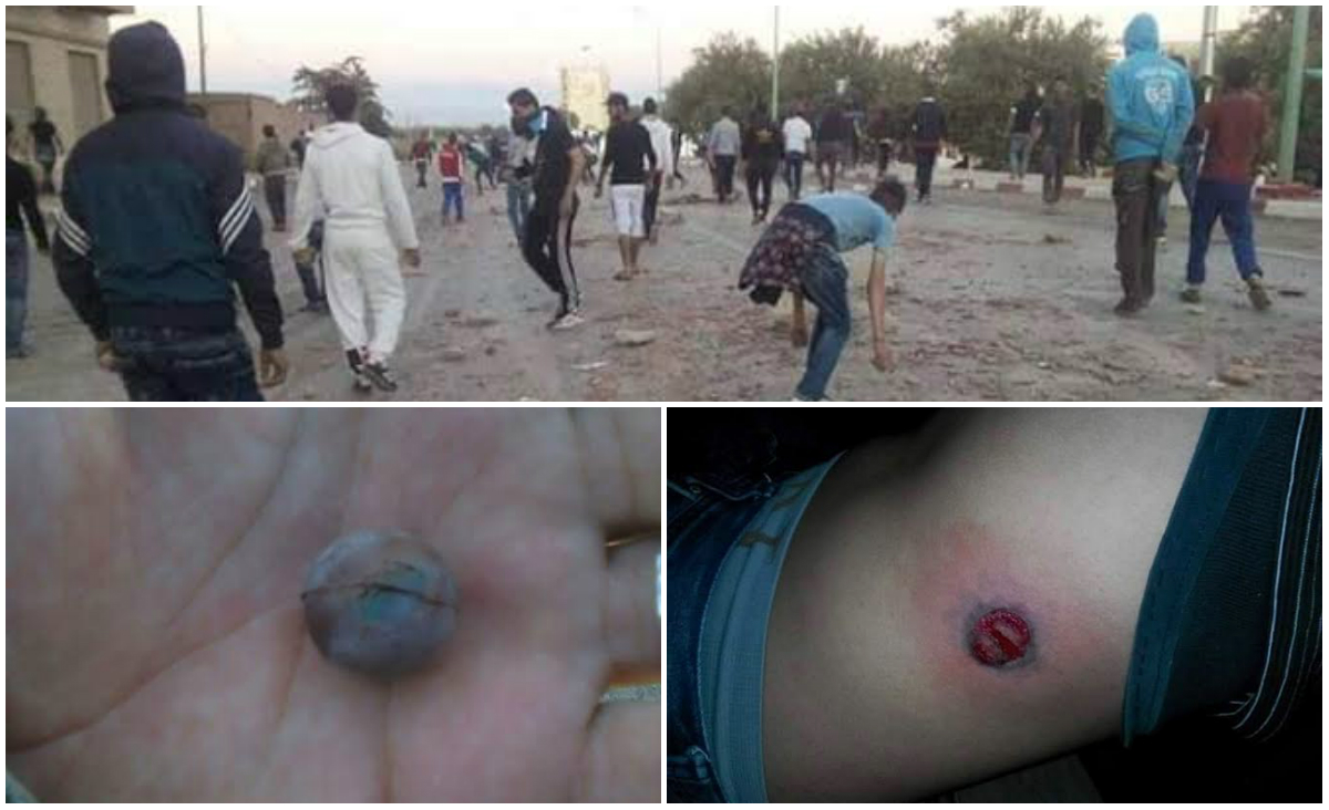 La police algérienne tire sur les manifestants kabyles de Lesnam avec des balles en caoutchouc (PH/DR)