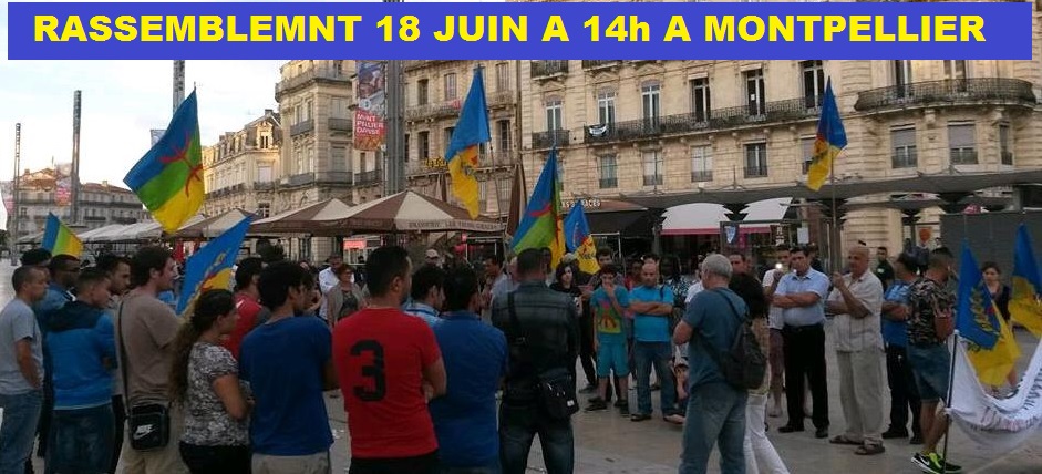 Rassemblement le 18 juin 2016 à 14h00 à Montpellier 