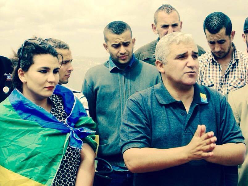 A droite, Mas Bouaziz Ait Chebib, président du MAK (PH/SIWEL)